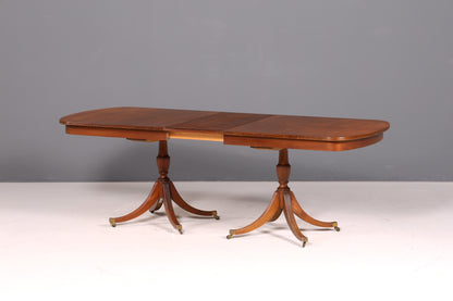 G114 Finish Wunderschöner Englischer Tisch ausziehbarer Esstisch Antik Stil 60s Küchentisch Eibe