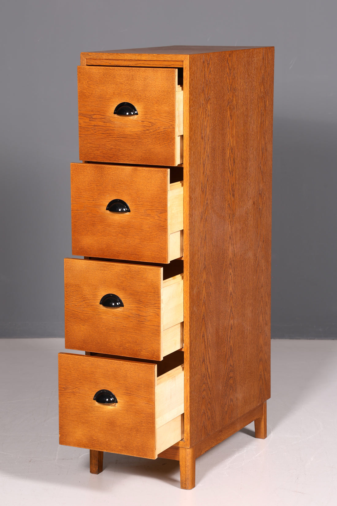 Wunderschöner Mid Century Aktenschrank Kommode Vintage Bauhaus Apotheker Schrank Retro Schubladenkommode