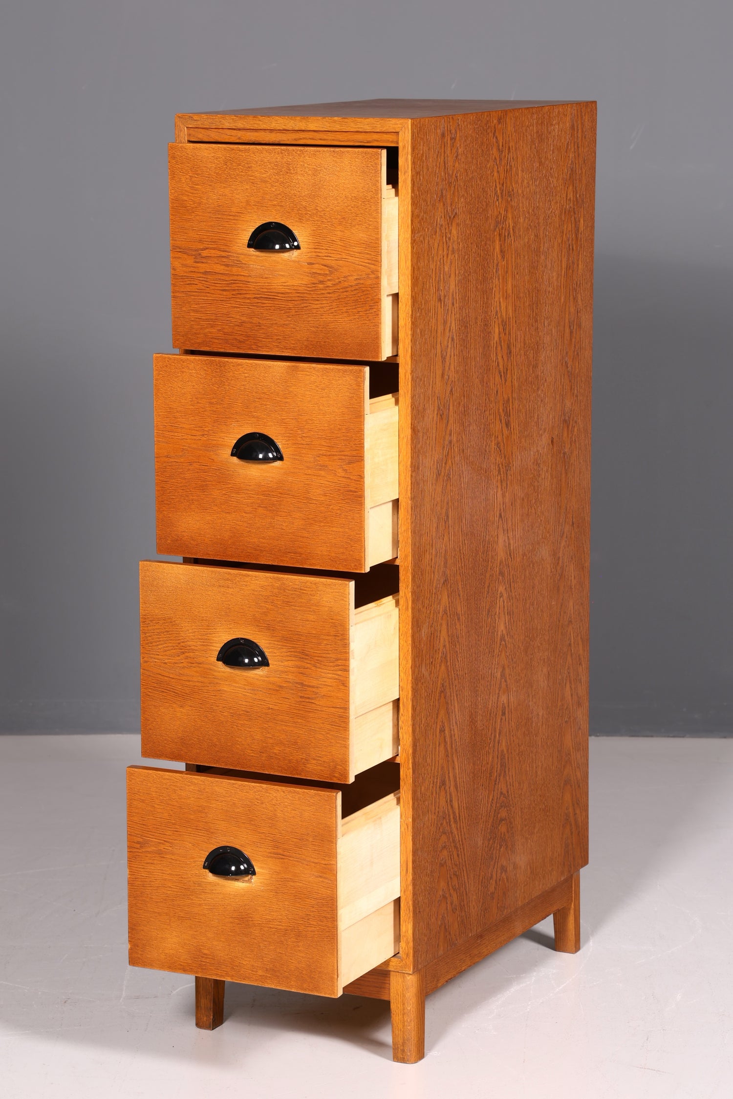 Wunderschöner Mid Century Aktenschrank Kommode Vintage Bauhaus Apotheker Schrank Retro Schubladenkommode