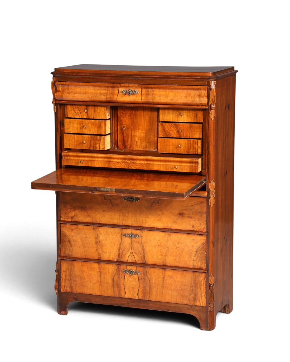 Traumhafter Louis Philippe Sekretär um 1880 Gründerzeit Antik Schrank Chiffoniere