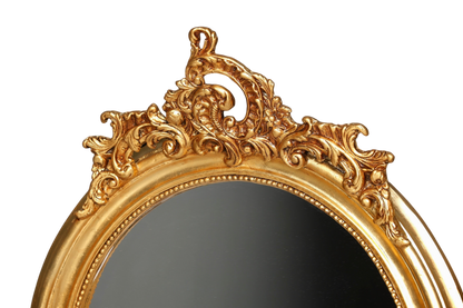 Stilvoller Prunk Barock Stil Standspiegel Antik Stil Ornament Flurspiegel Gold Spiegel