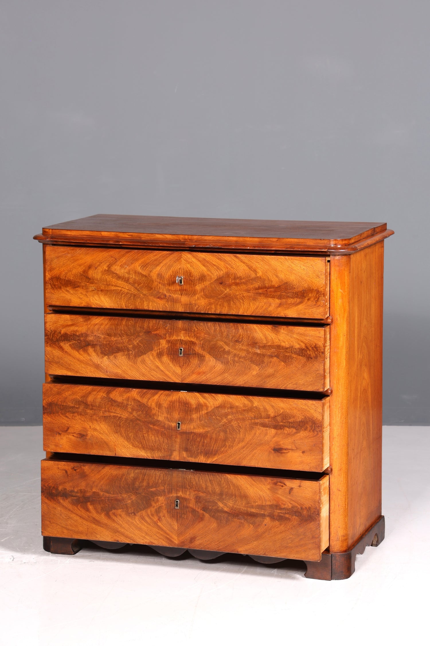 Commode ancienne Biedermeier Louis Philippe, d&