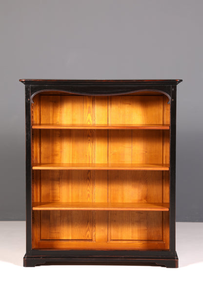 G083 Finish cm Wunderschönes Jugendstil Bücherregal Eiche Regal Antik Englisch Buchablage