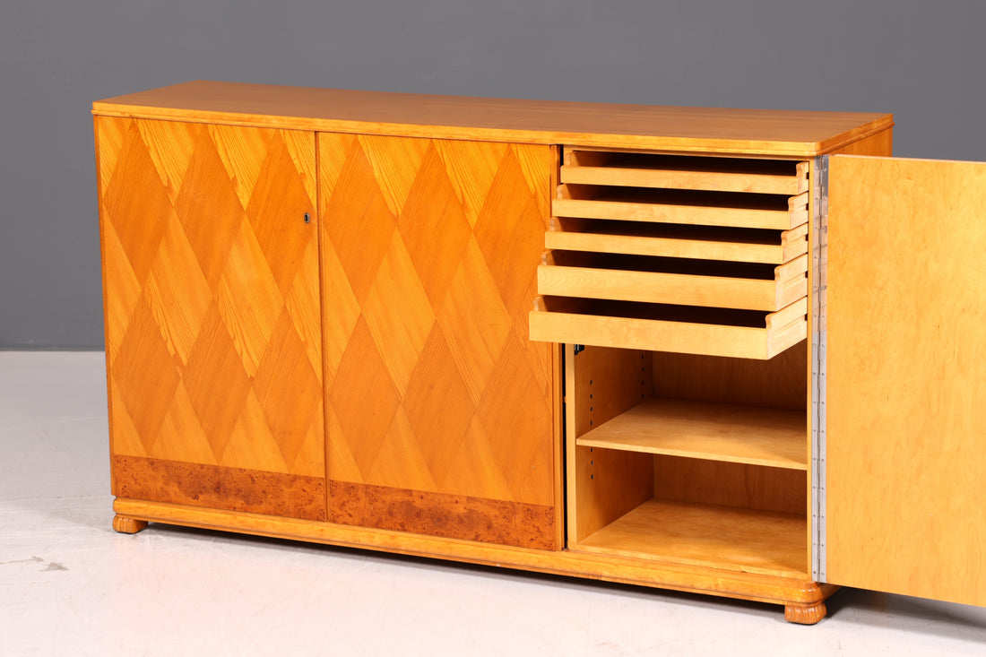 Élégante Armoire Art Deco Originale Vertiko Buffet vers 1930 Highboard Commode Ancienne Vintage