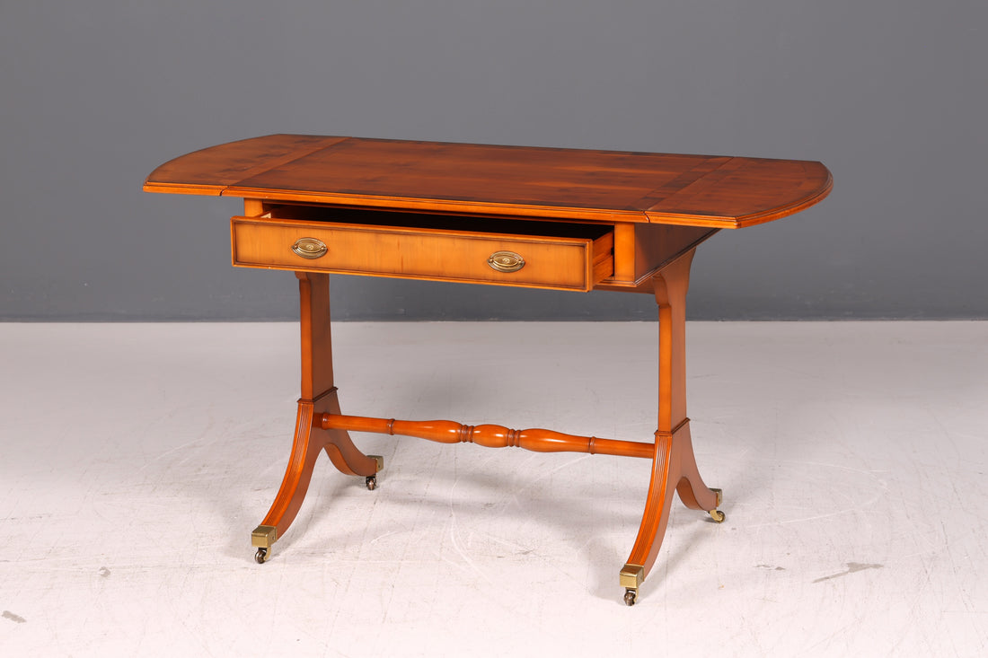 Magnifique bureau anglais original Heldense console table console pliable bureau antique bureau en bois 60s UK