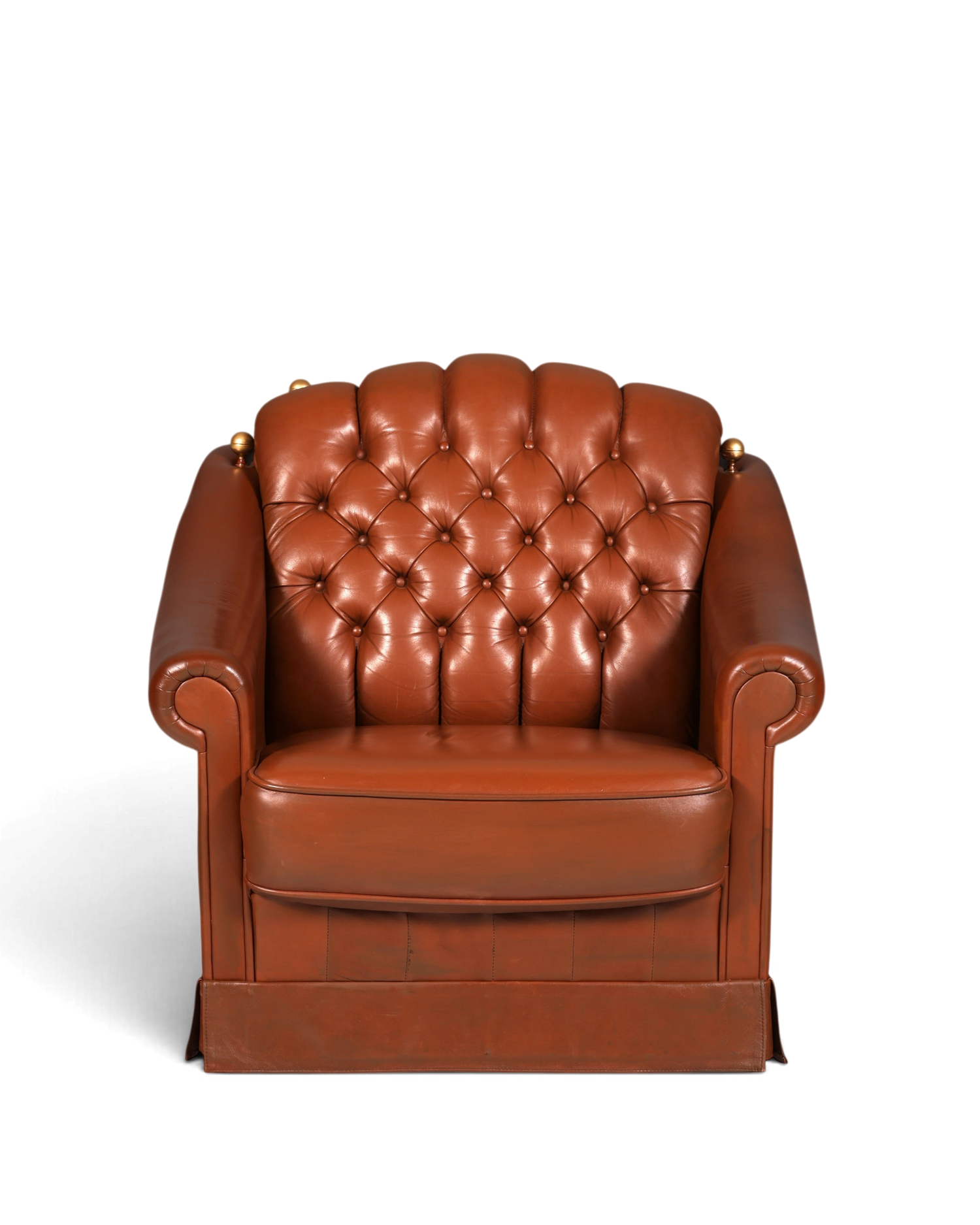 Stilvoller Original Chesterfield Sessel Englischer Armlehnsessel Englisch Herrensessel 1 von 2