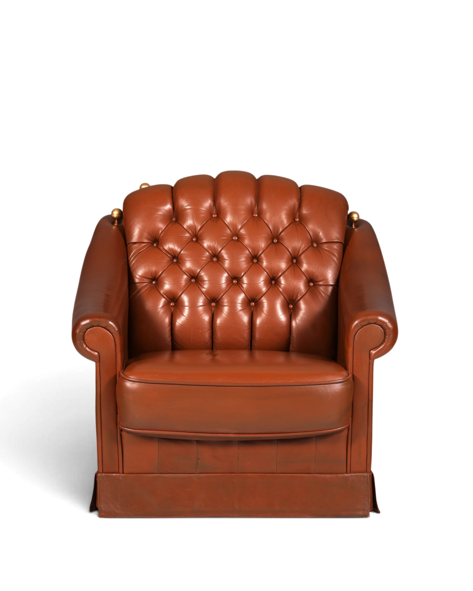 Stilvoller Original Chesterfield Sessel Englischer Armlehnsessel Englisch Herrensessel 1 von 2