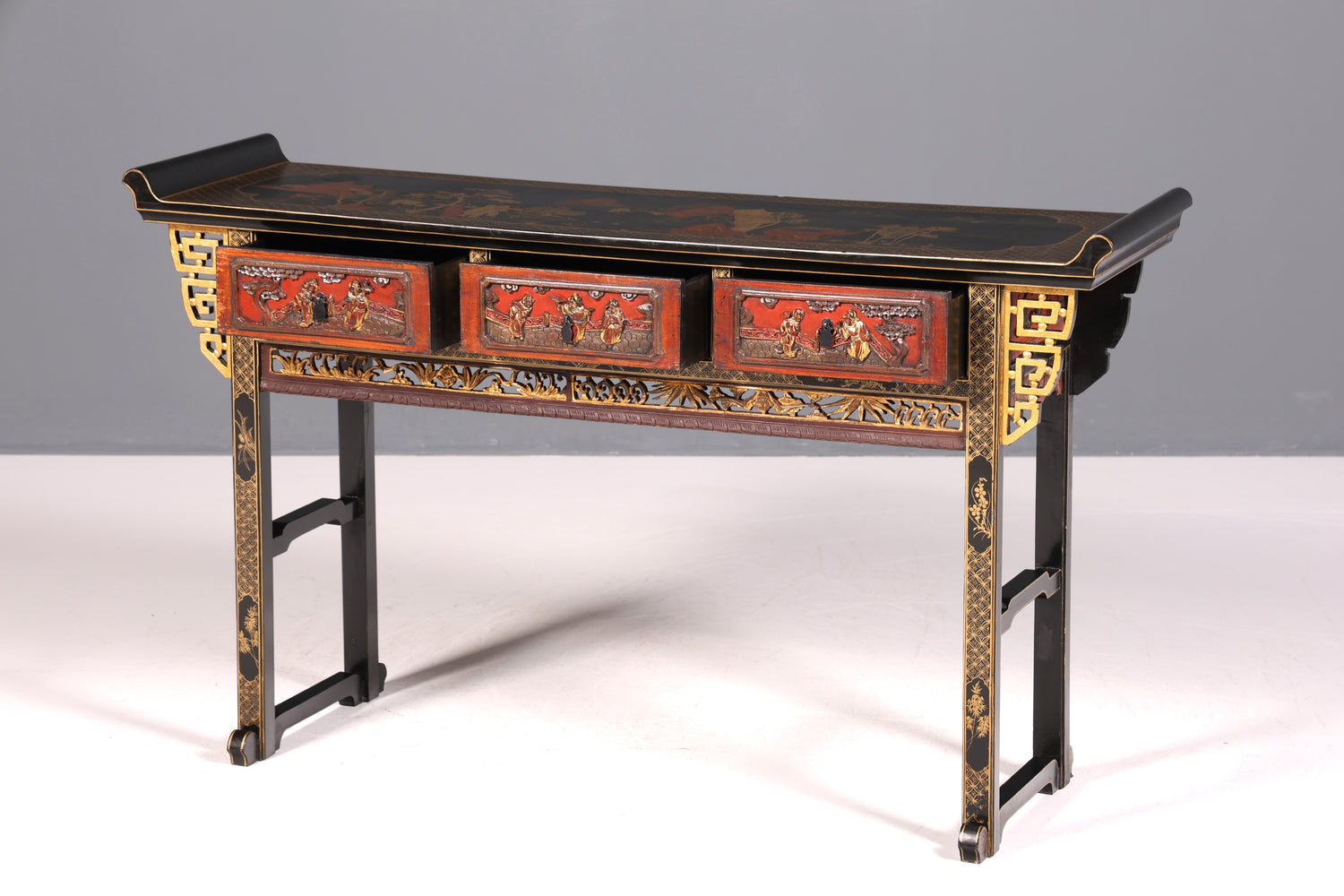 Magnifique console chinoise, table d&