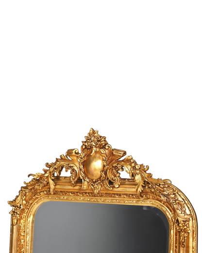 Stilvoller Prunk Barock Stil Wandspiegel Ornamenten Gold Spiegel Flurspiegel Spiegel