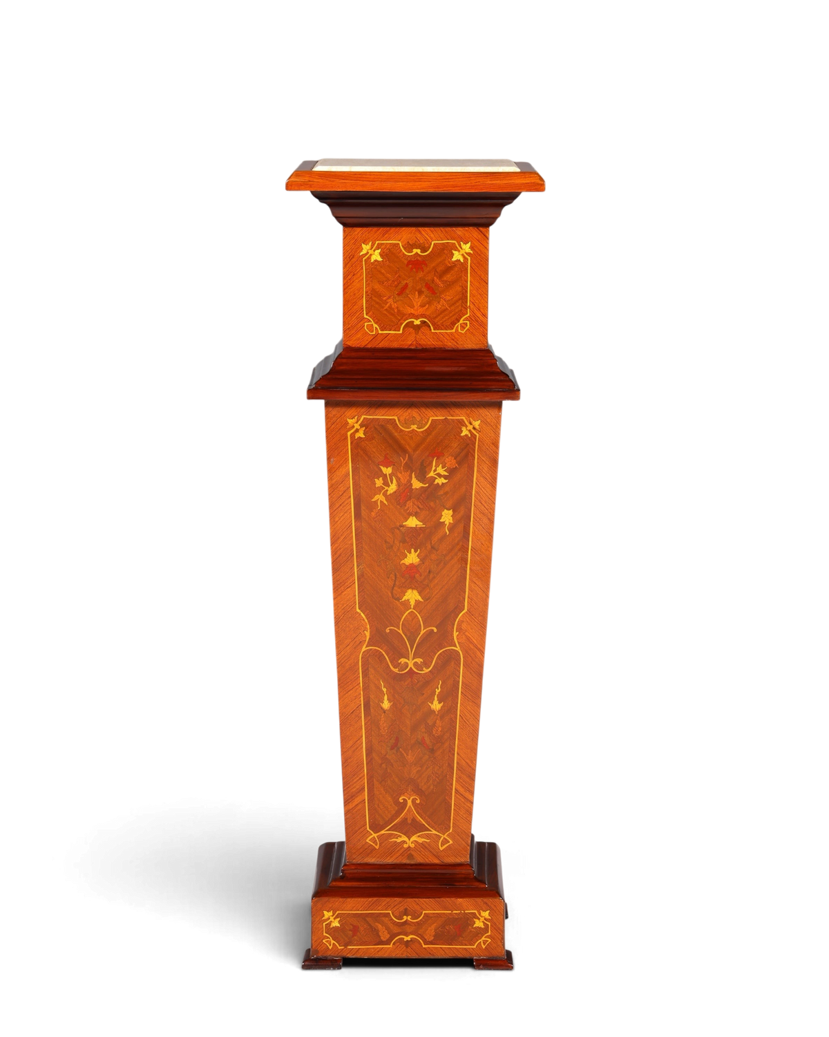 Traumhafte Barock Stil Säule Louis XV Blumensäule Naturstein Marmor Ablage Tisch