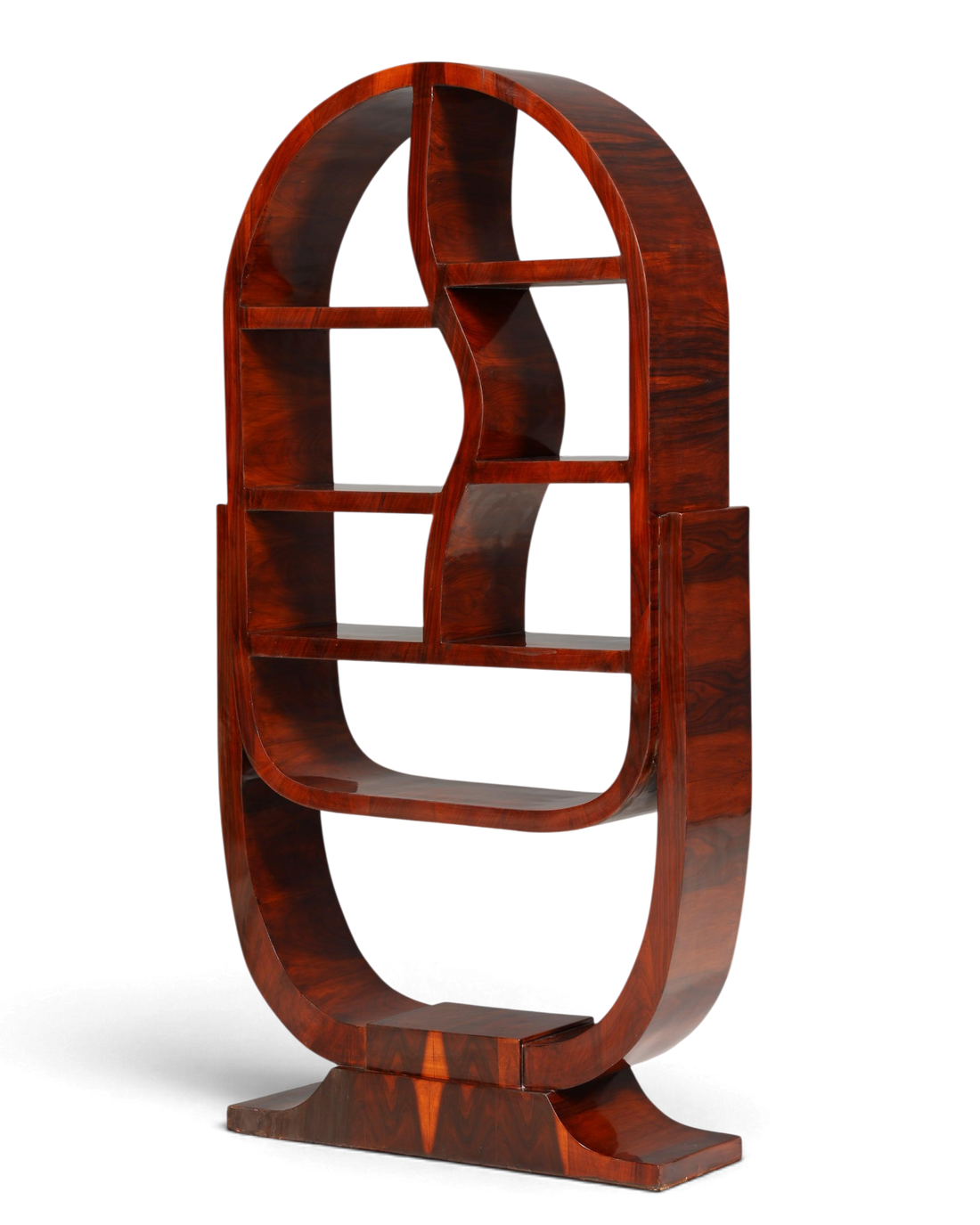 Wunderschönes Art Deco Design Bücherregal Kult Regal Bookshelf