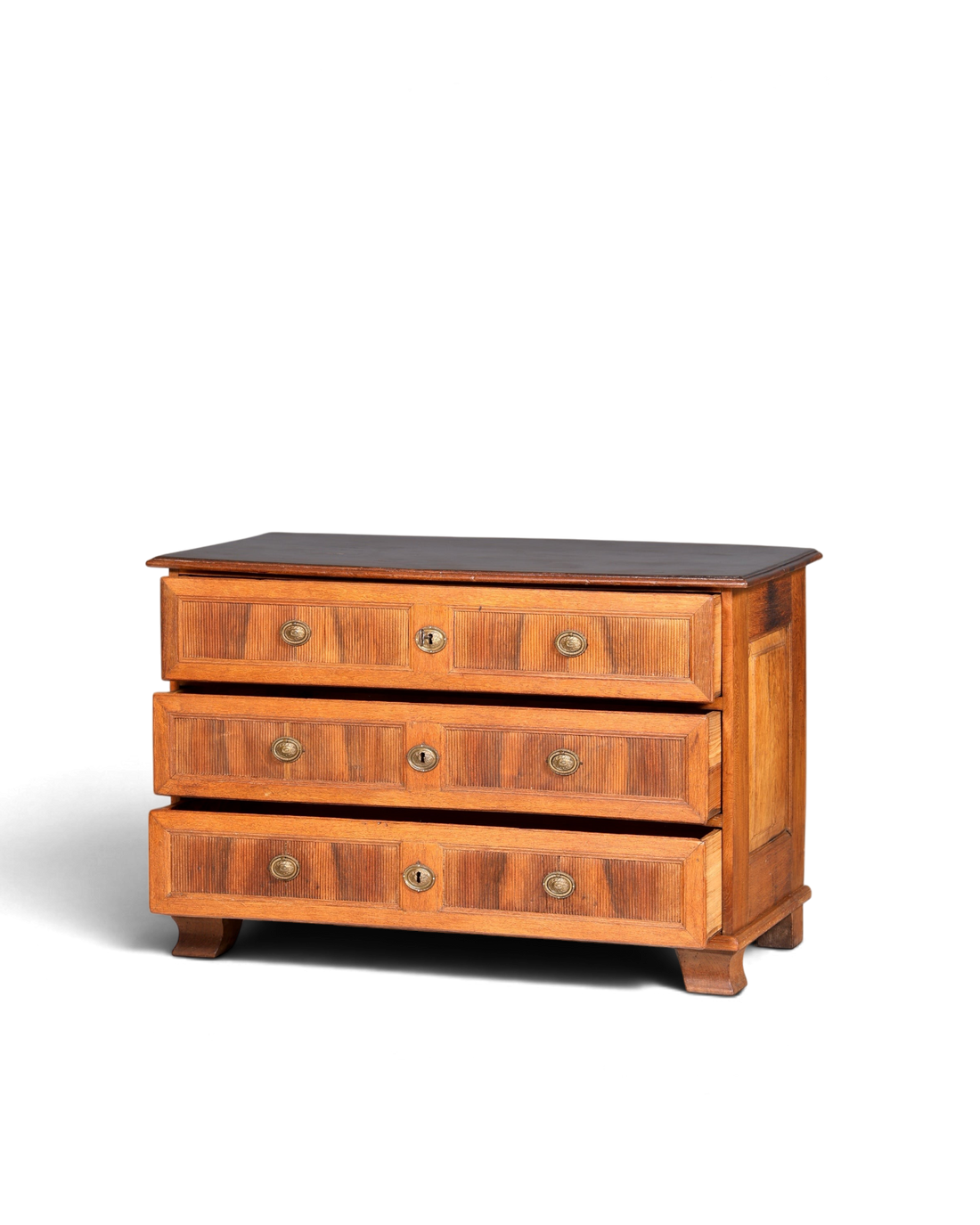 Beeindruckende Original Barock Kommode um 1780 Sideboard Antik massiv Holz Eiche Schubladenkommode