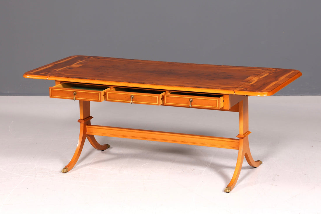 Magnifique table pliante anglaise, table basse vintage des années 60, table d&