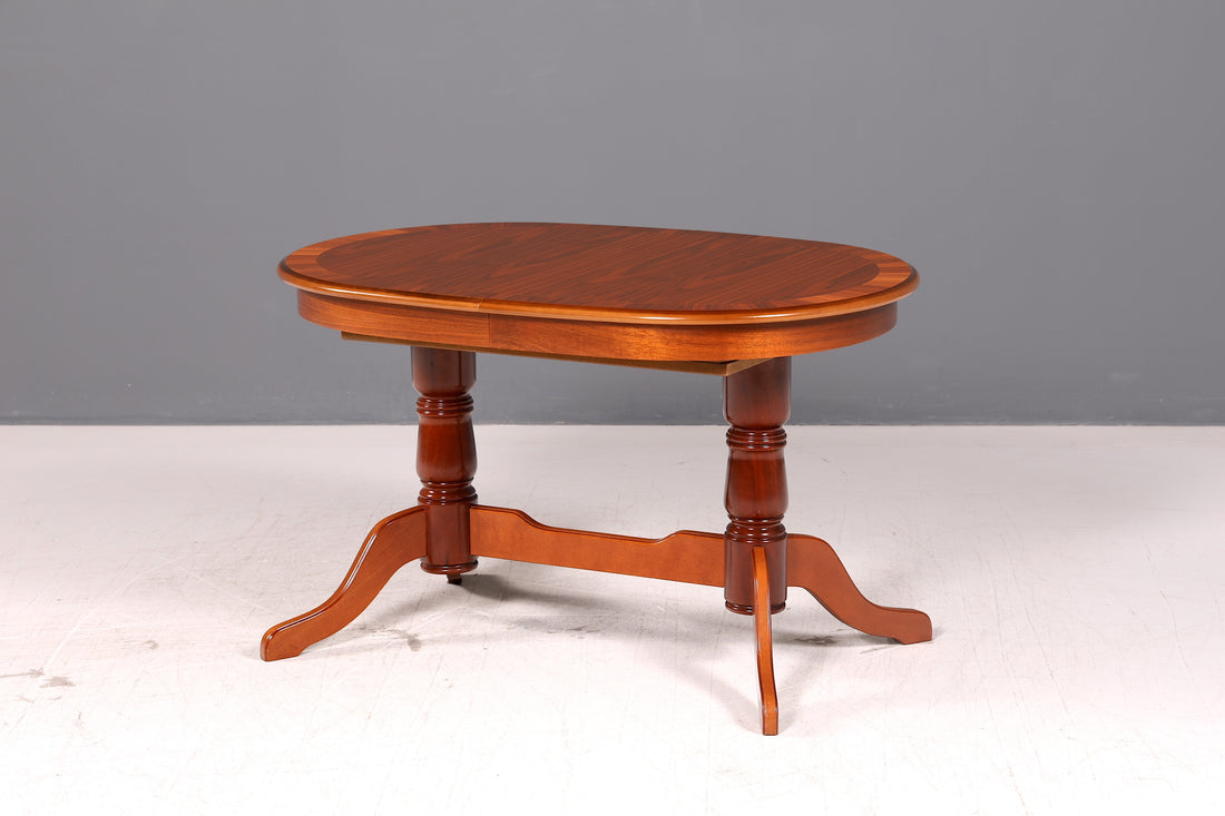 Edler Englischer Esstisch ausziehbar Oval Tisch Esszimmertisch Küchentisch Echt Holz Antik Vintage