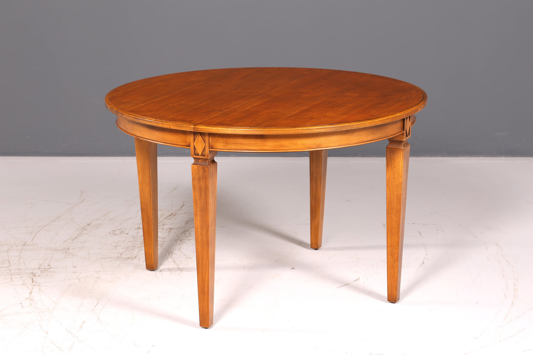 Stunning Original Selva Table Dining Table Villa Borghese Extendable Kitchen Table Round Vintage