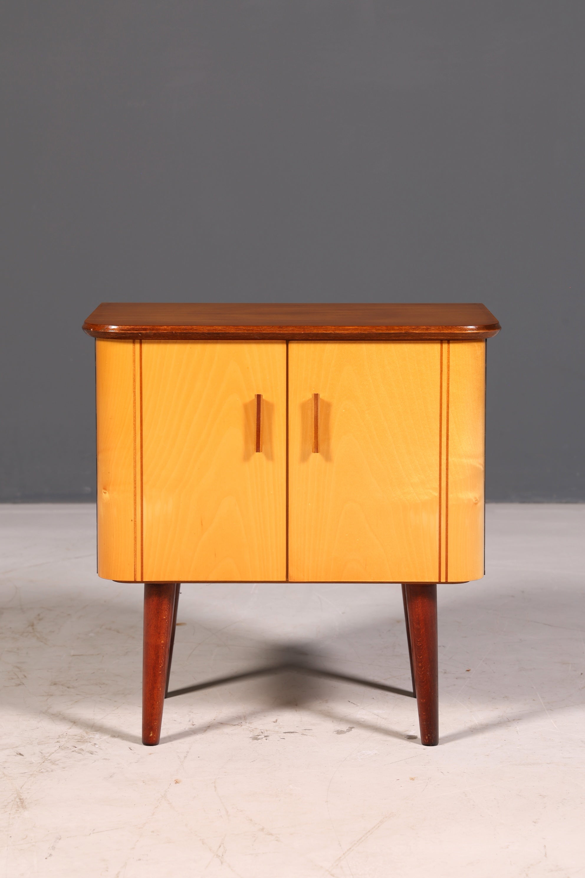 Wunderschöne Mid Century Kommode Vintage Nachttisch 60er Beistellkommode Retro echt Holz