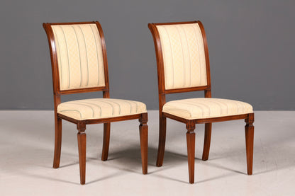 2x Traumhafte Selva Stuhle Esszimmer Stuhl Set Villa Borghese Küchenstühle Antik Stil Set