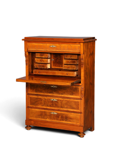 G442 Finish Wunderschöner Gründerzeit Sekretär Kommode Jugendstil Schubladenkommode Antik Vertiko (Kopie)