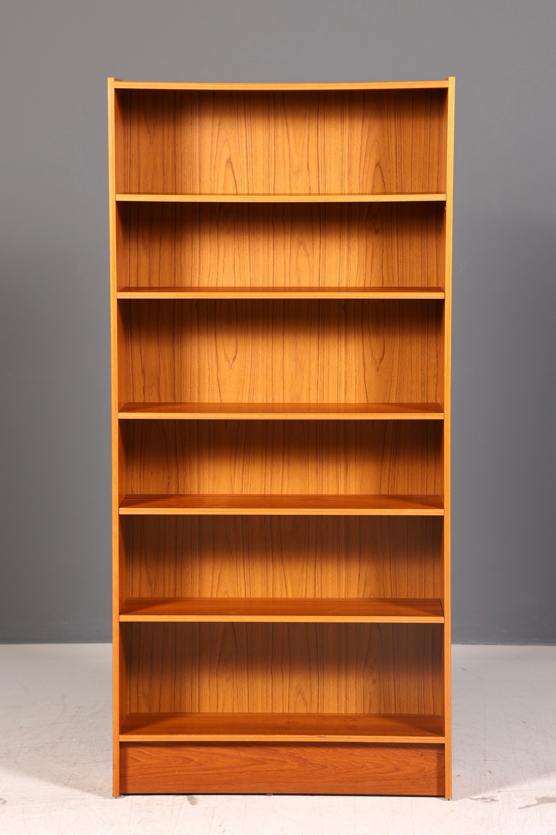 Schlichtes Mid Century Regal Vintage Bücherregal Schrank Buchablage Bookshelf 60s Holz