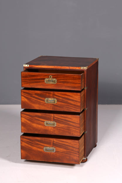 Wunderschöne Maritime Kommode Englisch Military Chest Schrank Vertiko Schubladenkommode Wäschekommode