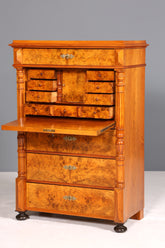 Wunderschöner Gründerzeit Sekretär Vertiko Highboard Louis Philippe Kommode um 1880