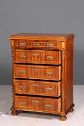 Wunderschönes Gründerzeit Vertiko Louis Philippe Kommode um 1880 Schubladenkommode Chiffoniere