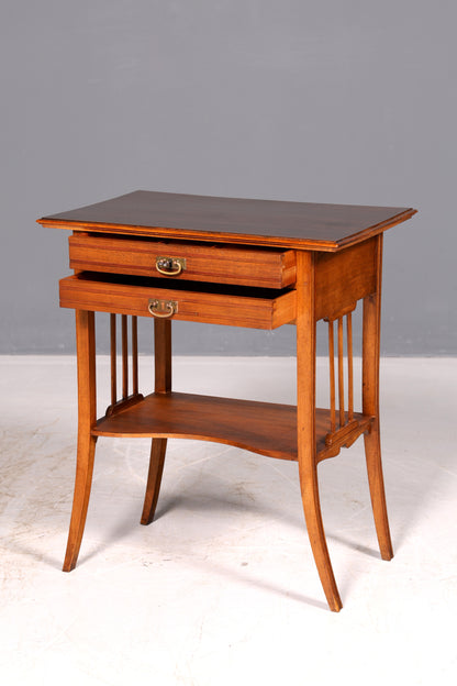 Traumhafter Jugendstil Nähtisch Beistelltisch Antik um 1910 Kommode echt Holz Ablagetisch