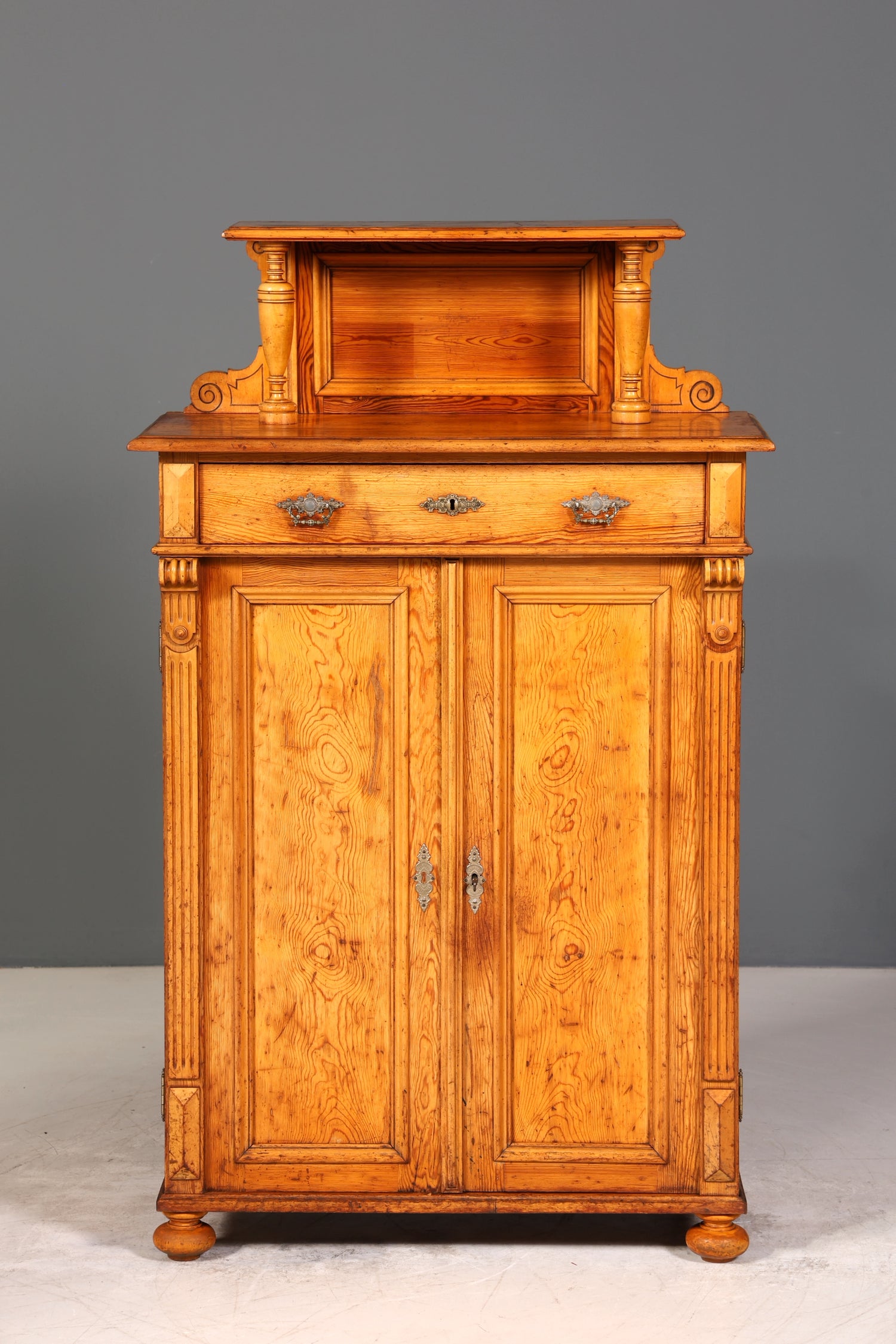 Traumhaftes Gründerzeit Vertiko Jugendstil Schrank Antik Highboard Kommode