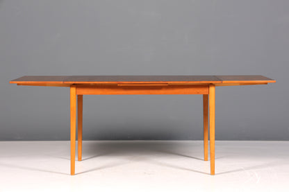 Magnifique table de salle à manger extensible vintage des années 50, table de cuisine rétro