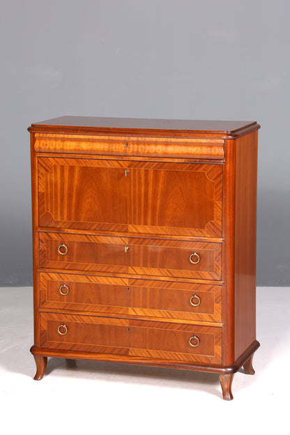 Magnifique secrétaire de style ancien, commode de bureau, style Art déco, bureau Vertiko des années 1950, commode