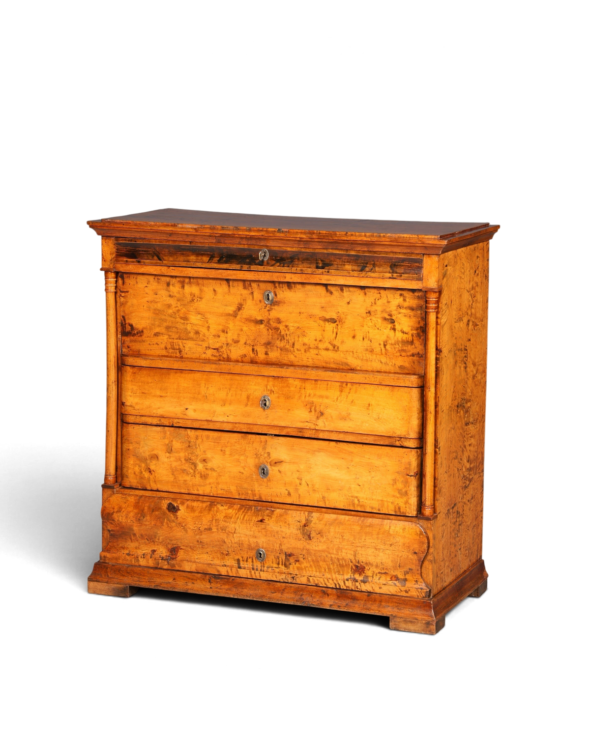 G794 Finish Wunderschöner Original Biedermeier Sekretär um 1860 Englisch Kommode Antik Bürokommode (Kopie)
