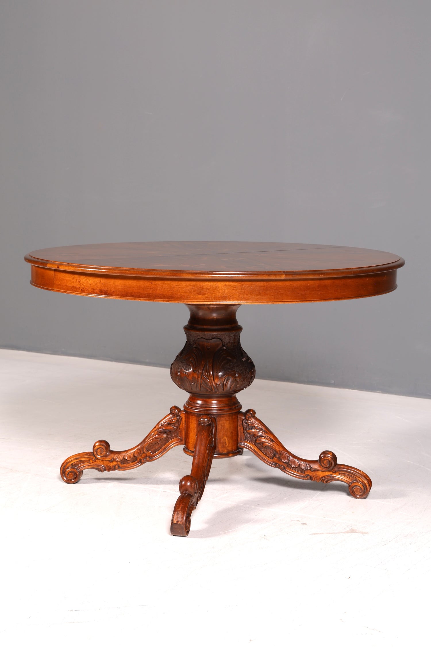 Wunderschöner Ovaler Barock Stil Esstisch Englischer ausziehbar Küchentisch Echt Holz Esszimmertisch Vintage