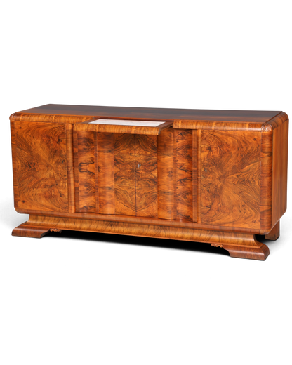 Wunderschönes Original Art Deco Sideboard Antik Schrank TV Kommode Buffet um 1930