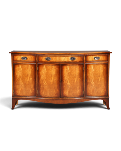 Hauptstadt Möblerei Bevan Funnell Reprodux Sideboard aus massivem Echtholz mit vier Türen und Schubladen