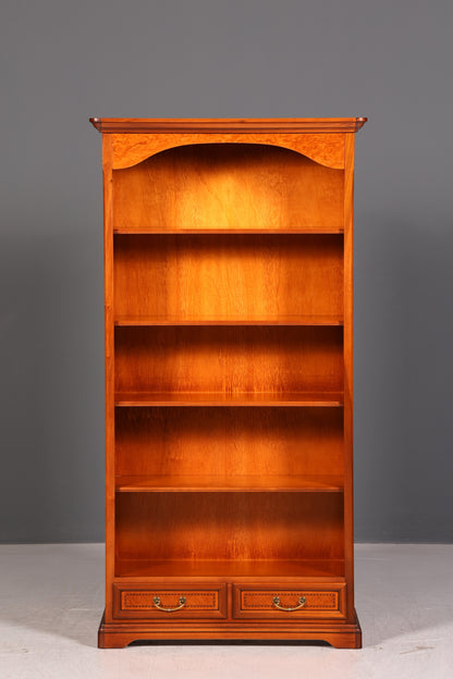 Edles Original Selva Bücherregal Epoca Kirschholz Regal Standregal Bücherschrank Intarsien Italienische Möbel