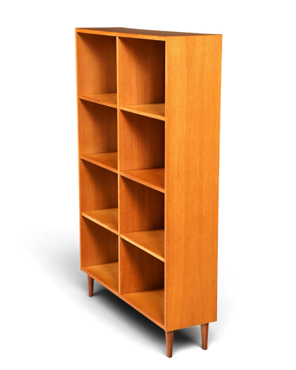Schlichtes Mid Century Bücherregal Vintage Regal Schrank Buchablage 60s Bookshelf Holz