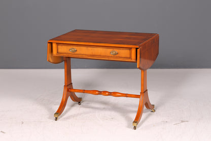 Wunderschöner Original Heldense Englischer Schreibtisch Konsole Konsolentisch Klappbar Bürotisch Antik Office Desk Holz 60s UK
