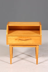 Traumhafte Hellerau Kommode Mid Century Nachttisch echt Holz Beistelltisch VEB Möbel 1 von 2