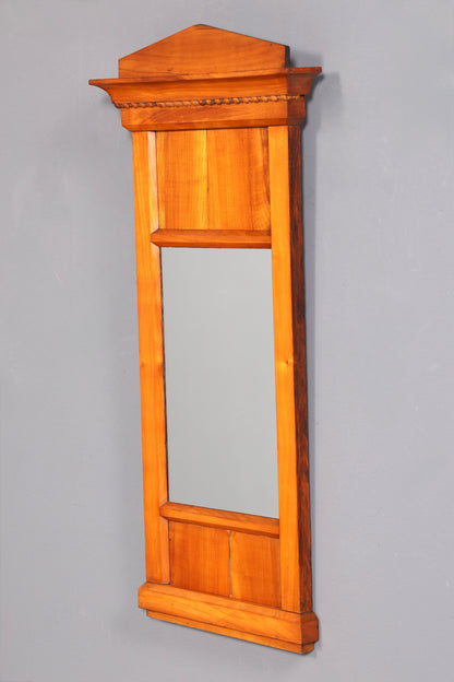 Wunderschöner Biedermeier Spiegel Kirschholz Wandspiegel Antik Holzspiegel Flurspiegel