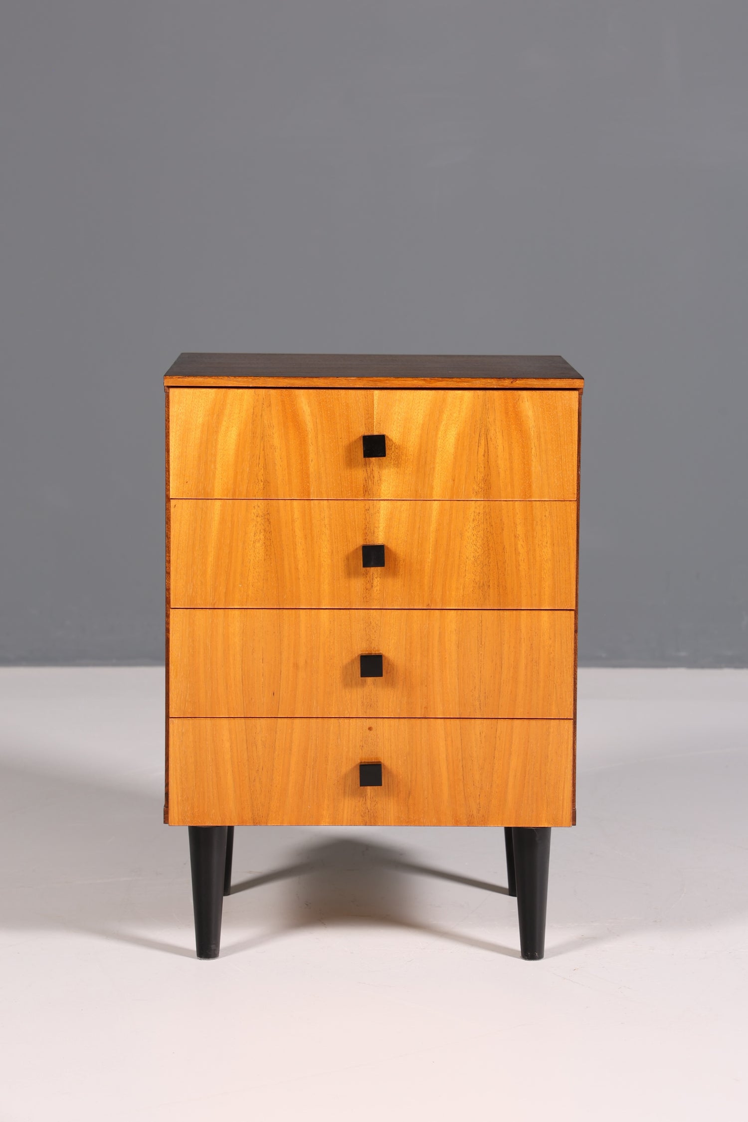 Beautiful mid-century vintage chest of drawers, nightstand, retro 60s hallway chest