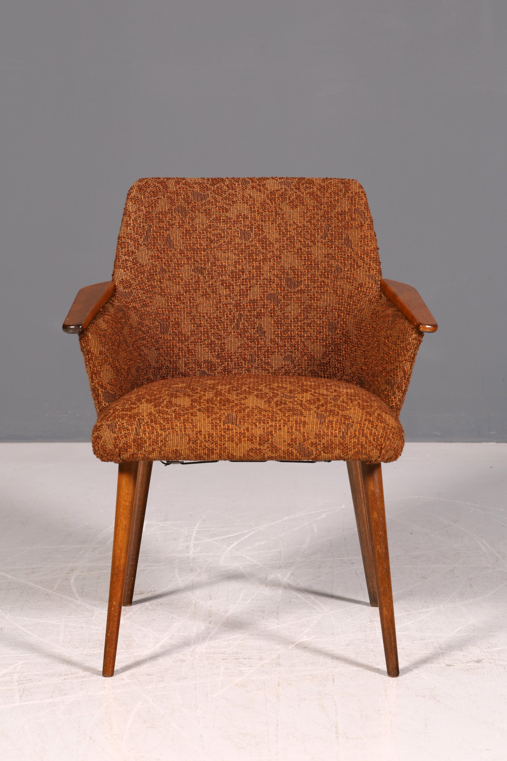 Wunderschöner Mid Century Stuhl Retro Armlehnstuhl Cocktailstuhl Küchenstuhl Sekretär Stuhl 4 von 4