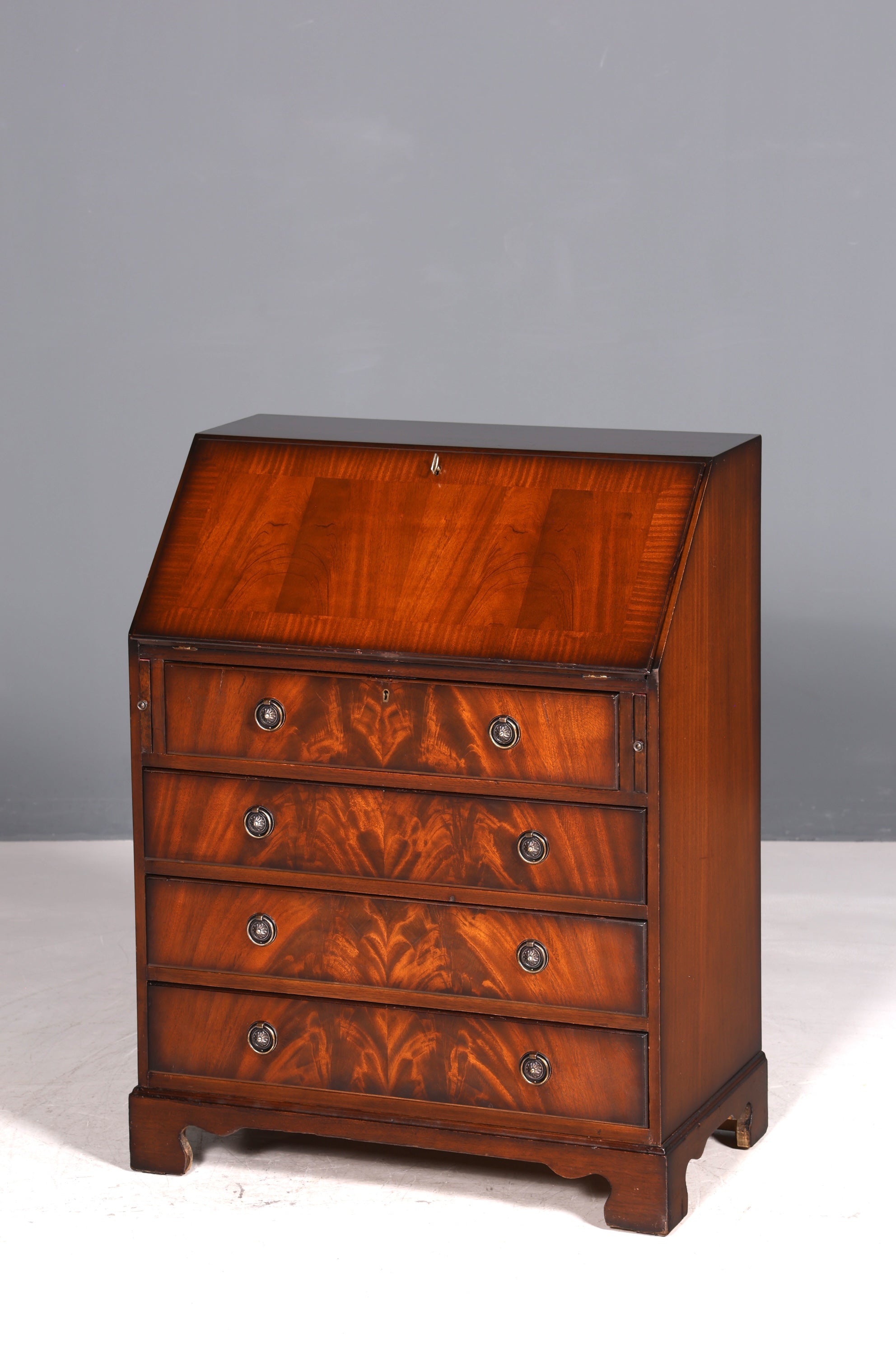 Magnifique secrétaire anglais avec plateau d&