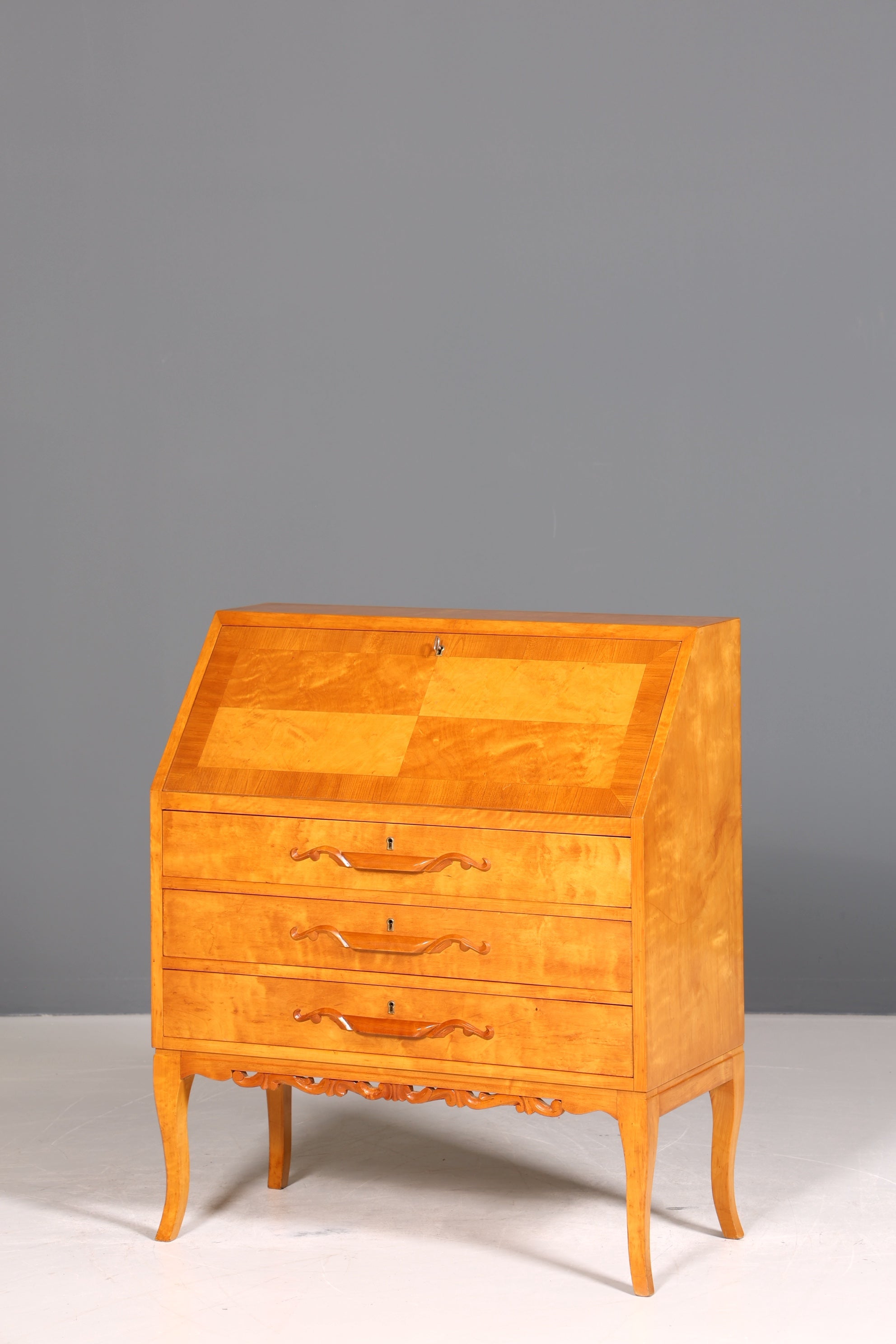 Traumhafter Sekretär um 1930 Büro Kommode echt Holz Sekretär Schreibtisch Kommode