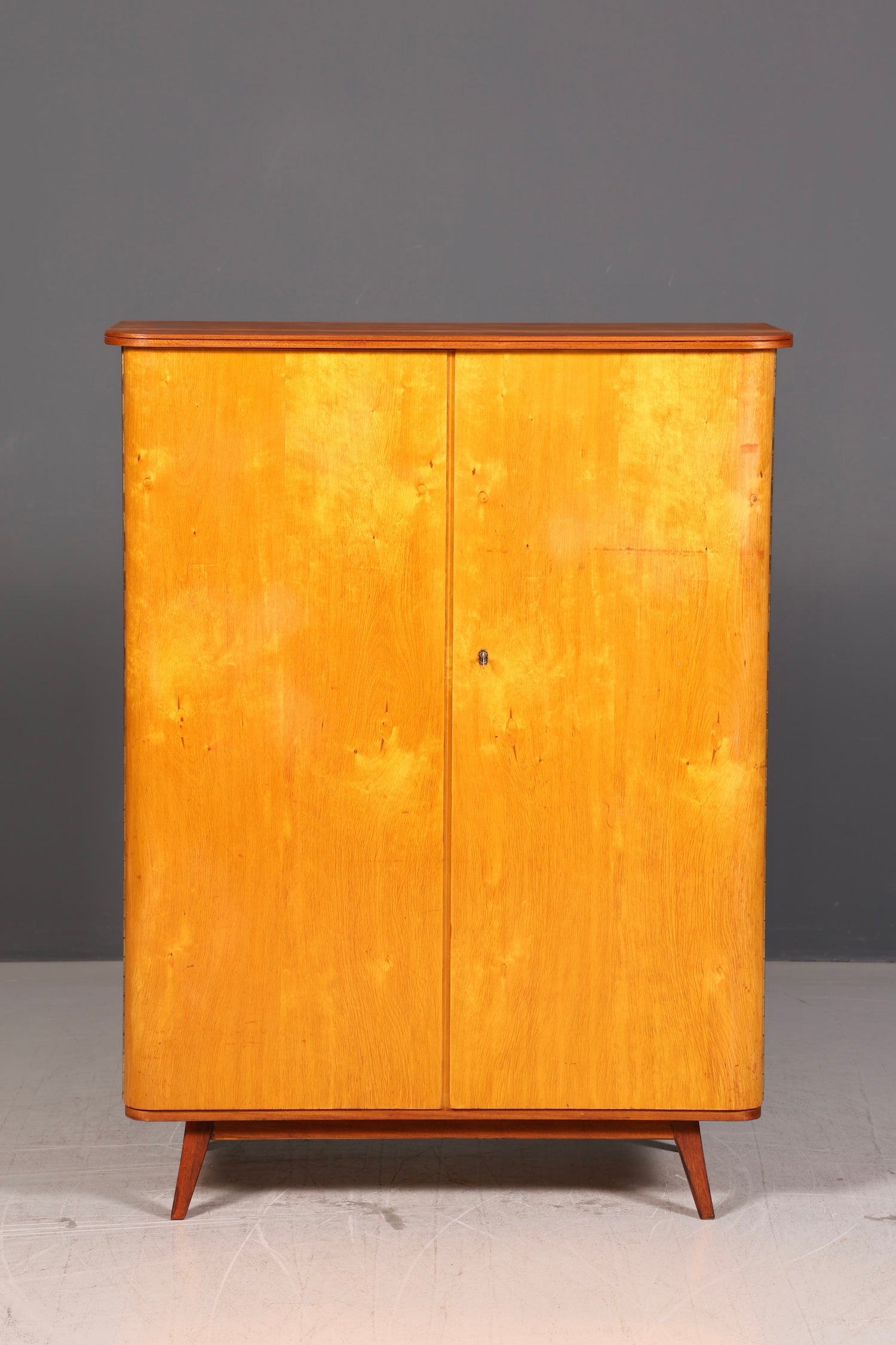 Wunderschöner Mid Century Schrank 60er Jahre Wäscheschrank Aktenschrank Kommode Vintage Holz