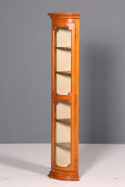 Wunderschöne Original Selva Eckvitrine Antik Stil Vitrine Schrank Geschirrschrank Glasvitrine