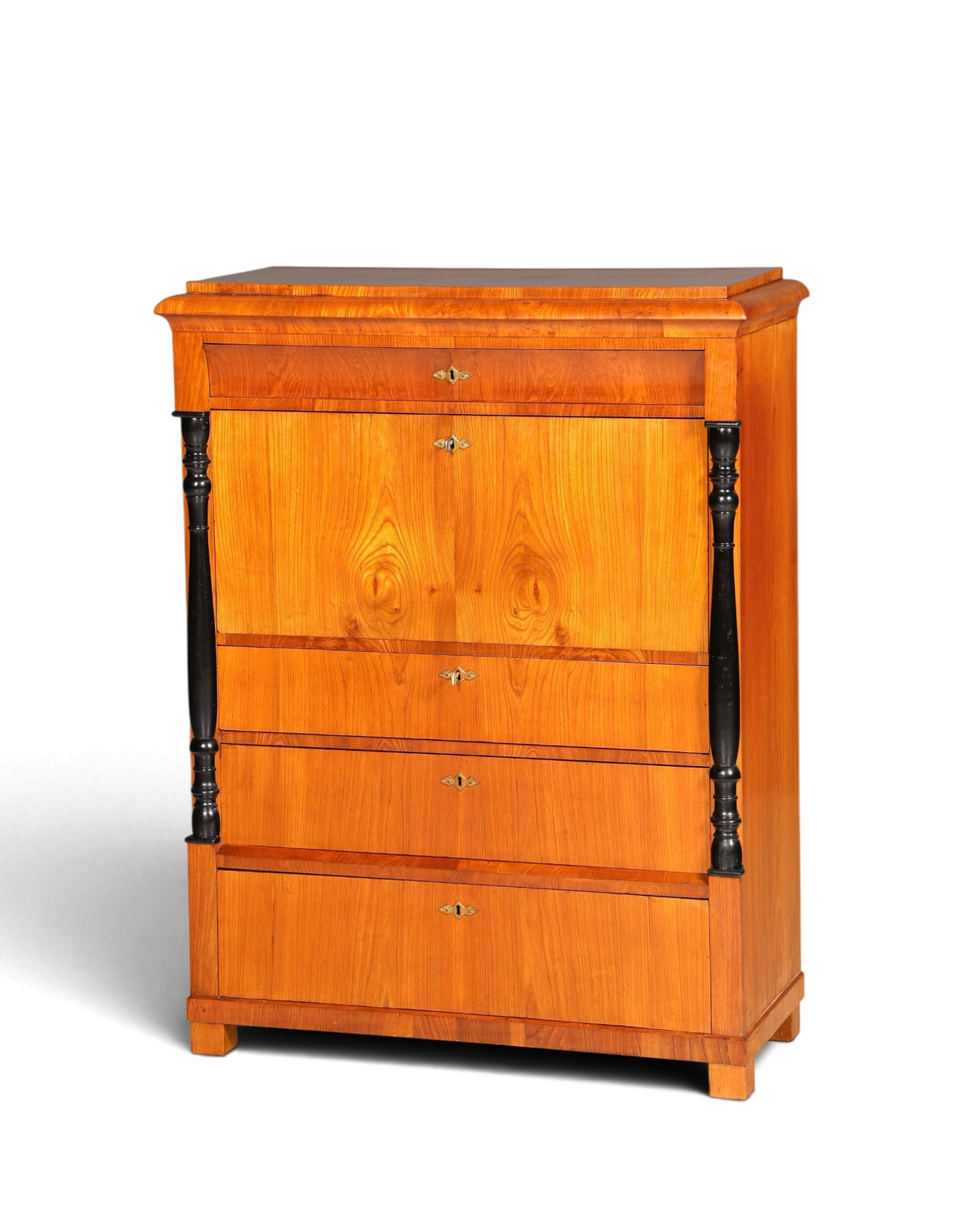 Wunderschöner Original Biedermeier Sekretär um 1860 Englisch Kommode Antik Bürokommode
