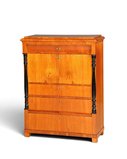 Wunderschöner Original Biedermeier Sekretär um 1860 Englisch Kommode Antik Bürokommode