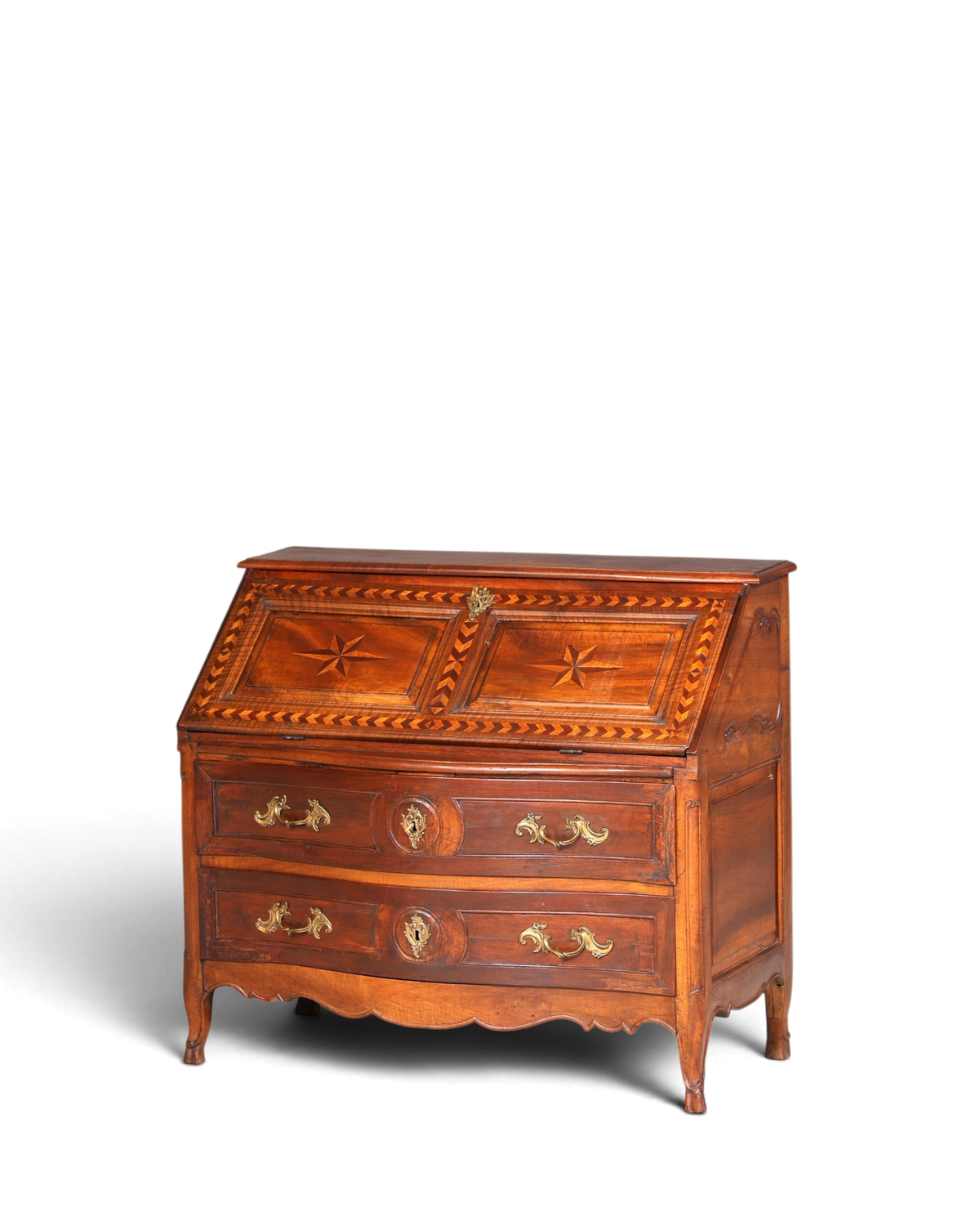 Beeindruckender Barock Sekretär Biedermeier Kommode um 1810 Louis Seize Schreibkommode Büroschrank