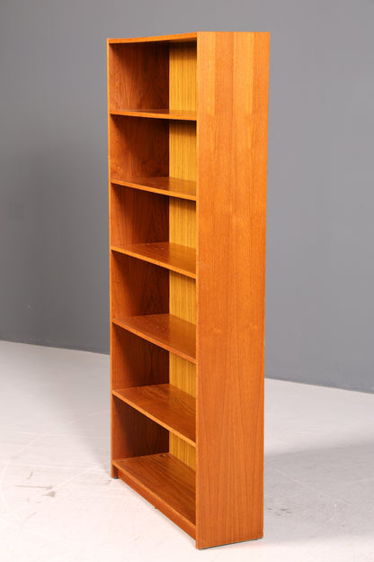 Schlichtes Mid Century Regal Vintage Bücherregal Schrank Buchablage Bookshelf 60s Holz