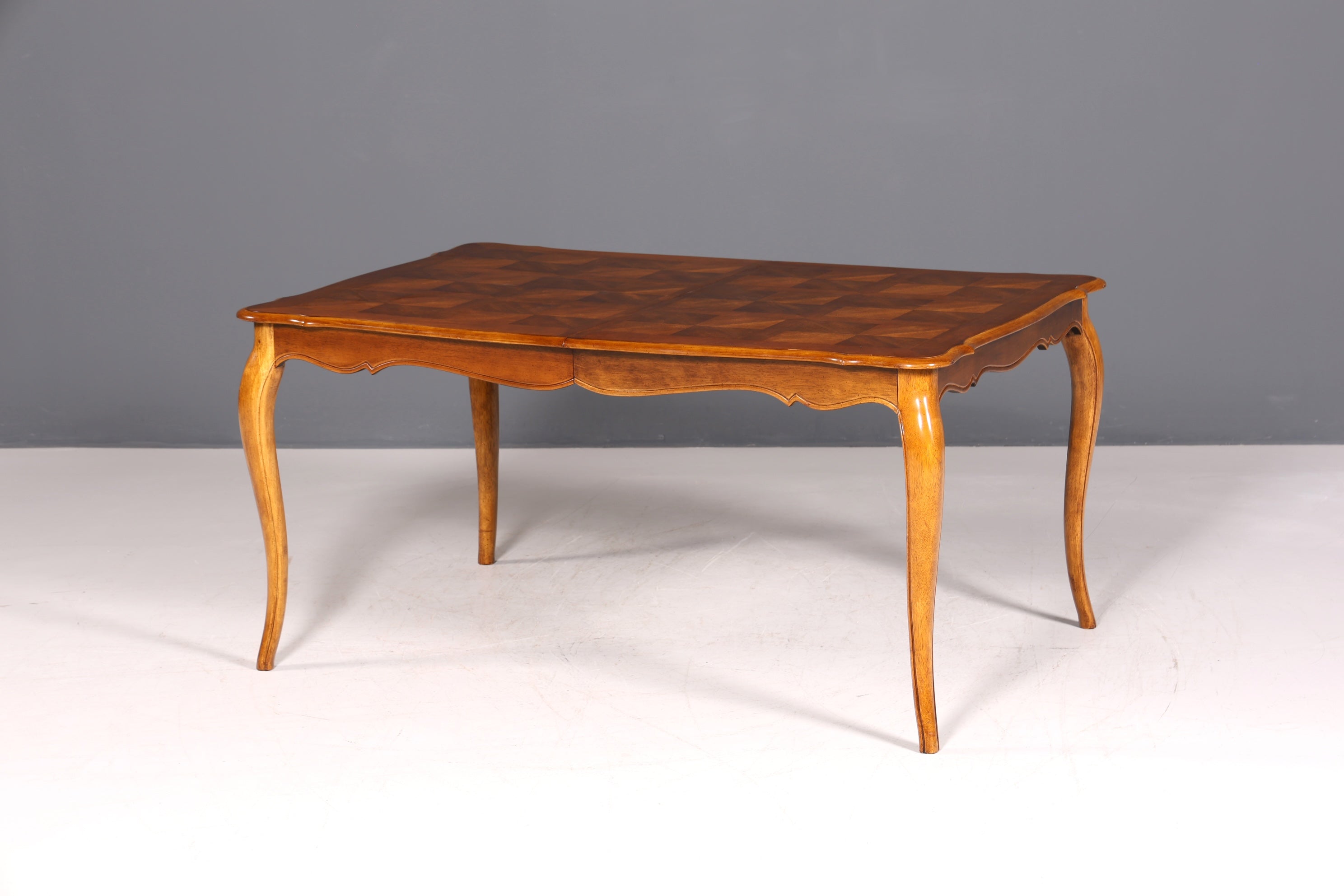 F988 Finish cm Wunderschöner Chippendale Tisch ausziehbarer Esstisch Küchentisch Barock Stil Esszimmer Tisch Konferenztisch